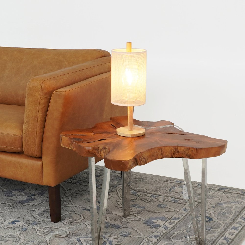 Arcana Table Lamp - Oak - Natural