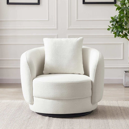 Dylan Beige Boucle Lounge Chair