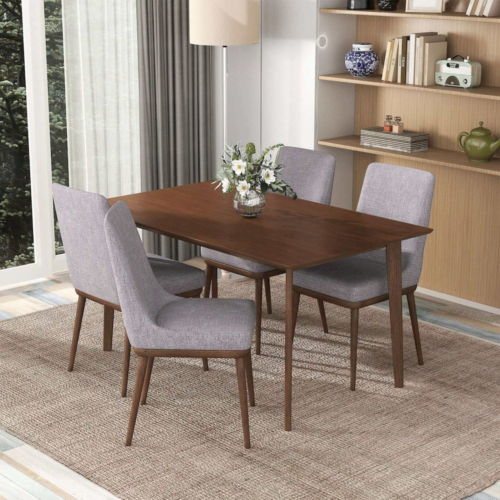 Carlos Solid Wood Dining Table 47"