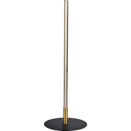 Dimond Black LED Table Lamp with On/Off Switch Round Metal Base