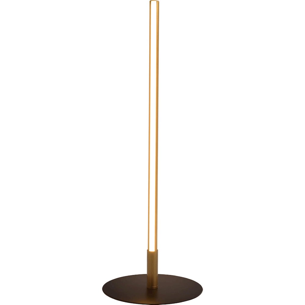 Dimond Black LED Table Lamp with On/Off Switch Round Metal Base
