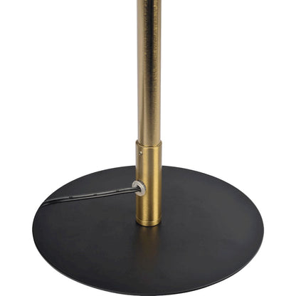 Dimond Black LED Table Lamp with On/Off Switch Round Metal Base