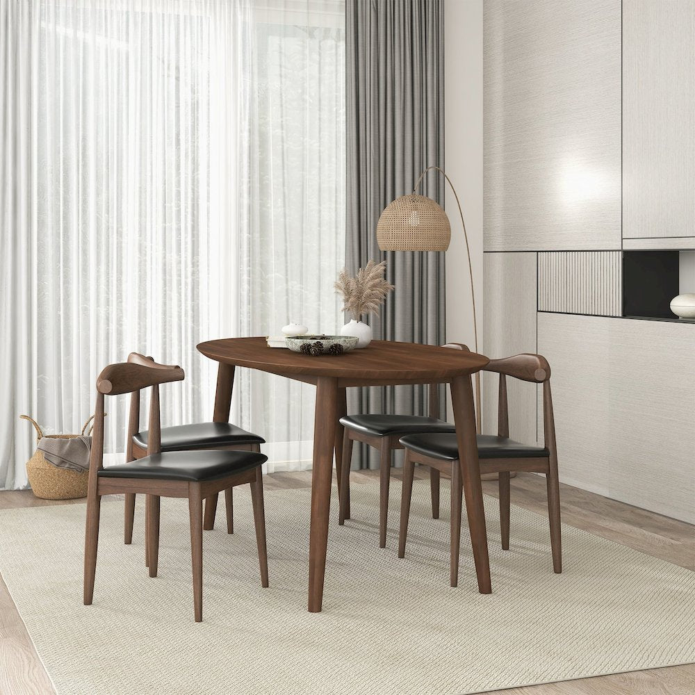 Destiny Grey Fabric Dining Chair (Set Of 2)