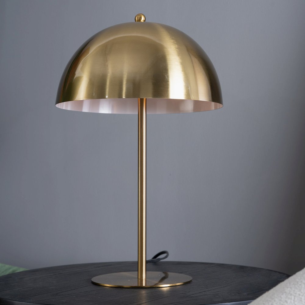 Tundra Table Lamp - Gold outer - White inner