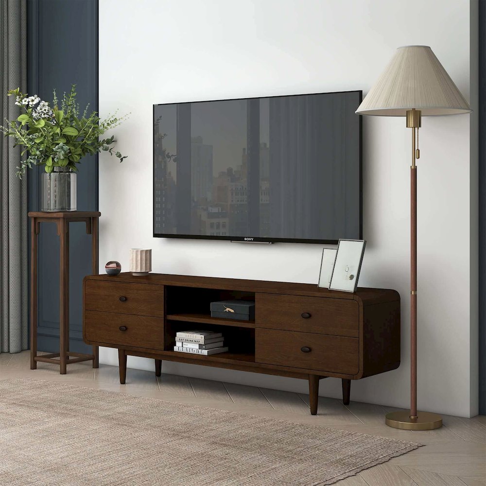 Alexa Mid Century Modern Style TV Stand