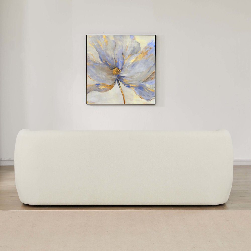 Anna Ivory Boucle Sofa