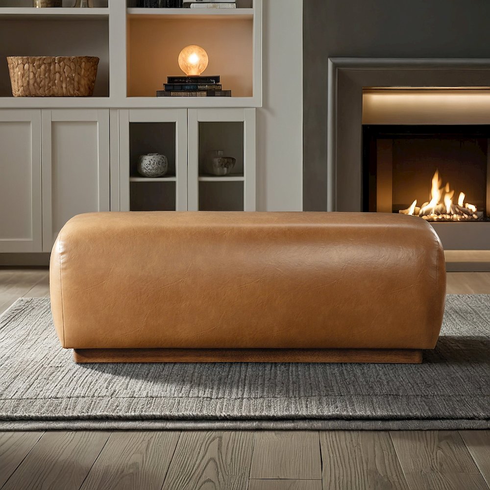 Kelvin Tan Vegan Leather Bench