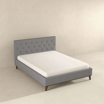 Graceville Light Grey King Platform Bed