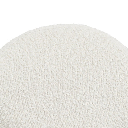 Wesley Ivory Boucle Stool