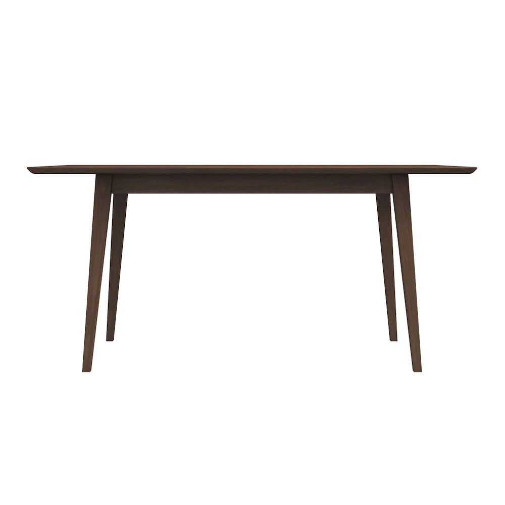 Levi Modern Style Solid Wood Rectangular White Top Dining Table 47"