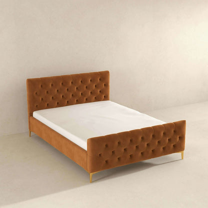 Bailey Velvet Upholstered Platform Bed