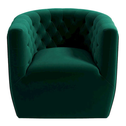 Green Velvet Recliner Swivel Chair, Perfect as Nursery Glider or Boucle Chair