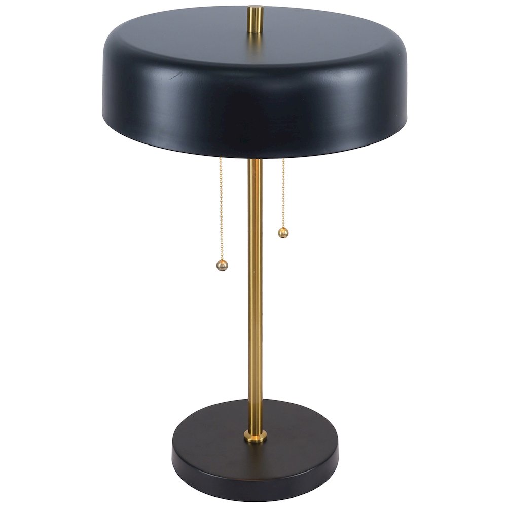 Obni Table Lamp with Black outer and White inner