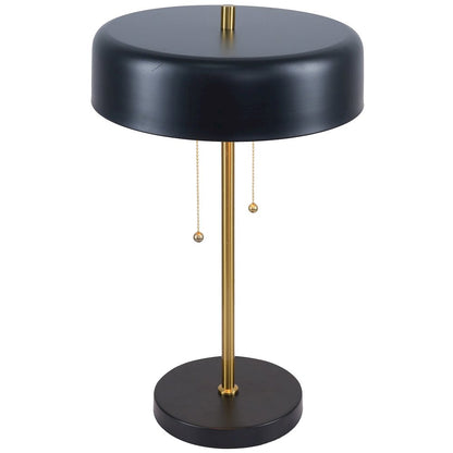Obni Table Lamp with Black outer and White inner