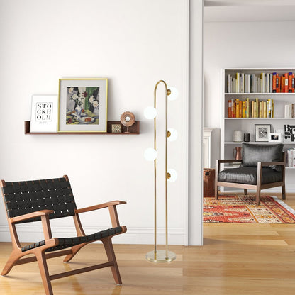 Artema Floor Lamp with White Globe