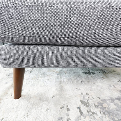 Benson Grey Sectional Sofa Right Facing Chaise
