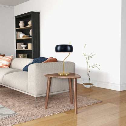 Flux Table Lamp - Black Outer - White Inner