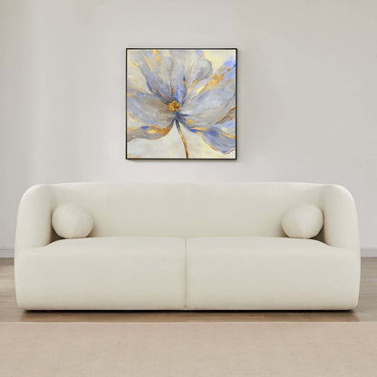 Anna Ivory Boucle Sofa