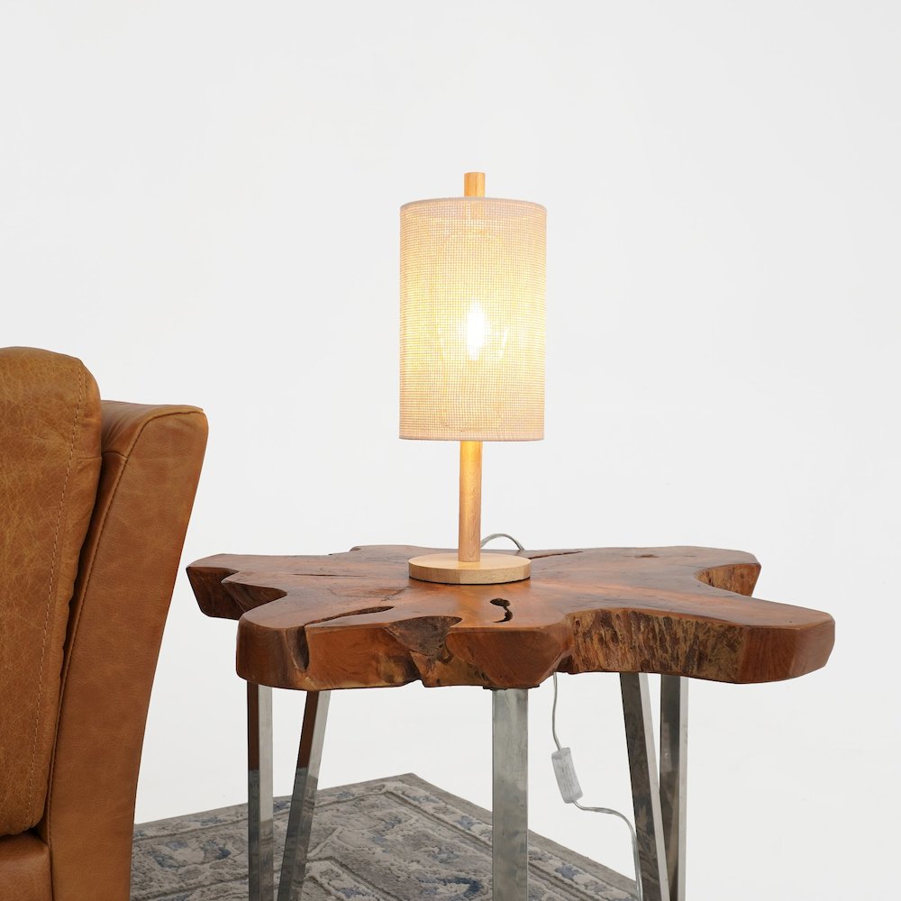 Arcana Table Lamp - Oak - Natural