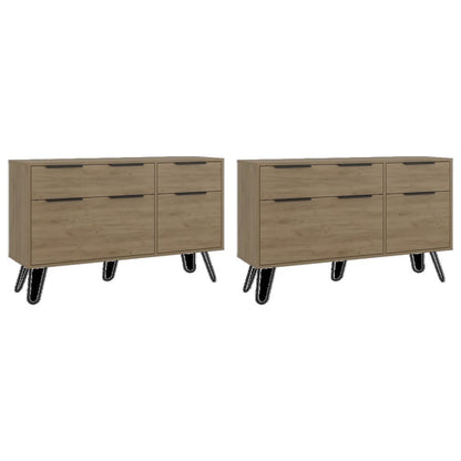 Olimpo 6-Drawer Storage Dresser - Sturdy Engineered Wood, Minimalist Design