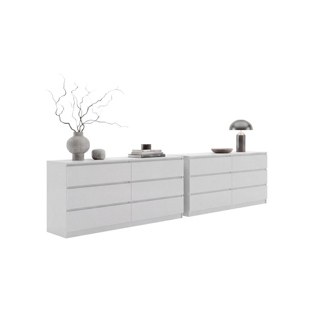 Ocala Set of 2 Nightstands: Modern Bed Set with Storage Drawer & Shelf, Wenge