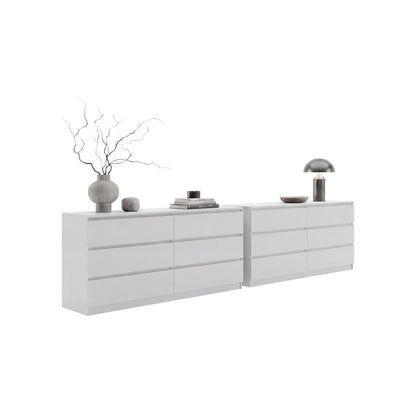 Ocala Set of 2 Nightstands: Modern Bed Set with Storage Drawer & Shelf, Wenge