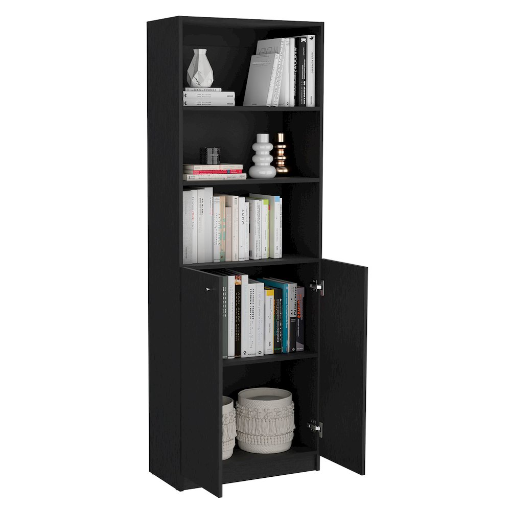 Encino 3 Piece Living Room Set with 3 Bookcases, Wenge