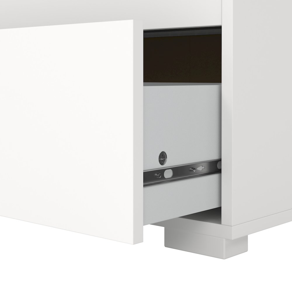 Sofia 3-Piece Bedroom Set with Chest and Nightstands, White