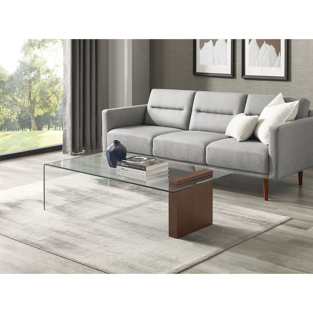 Buono Coffee Table In Walnut Veneer