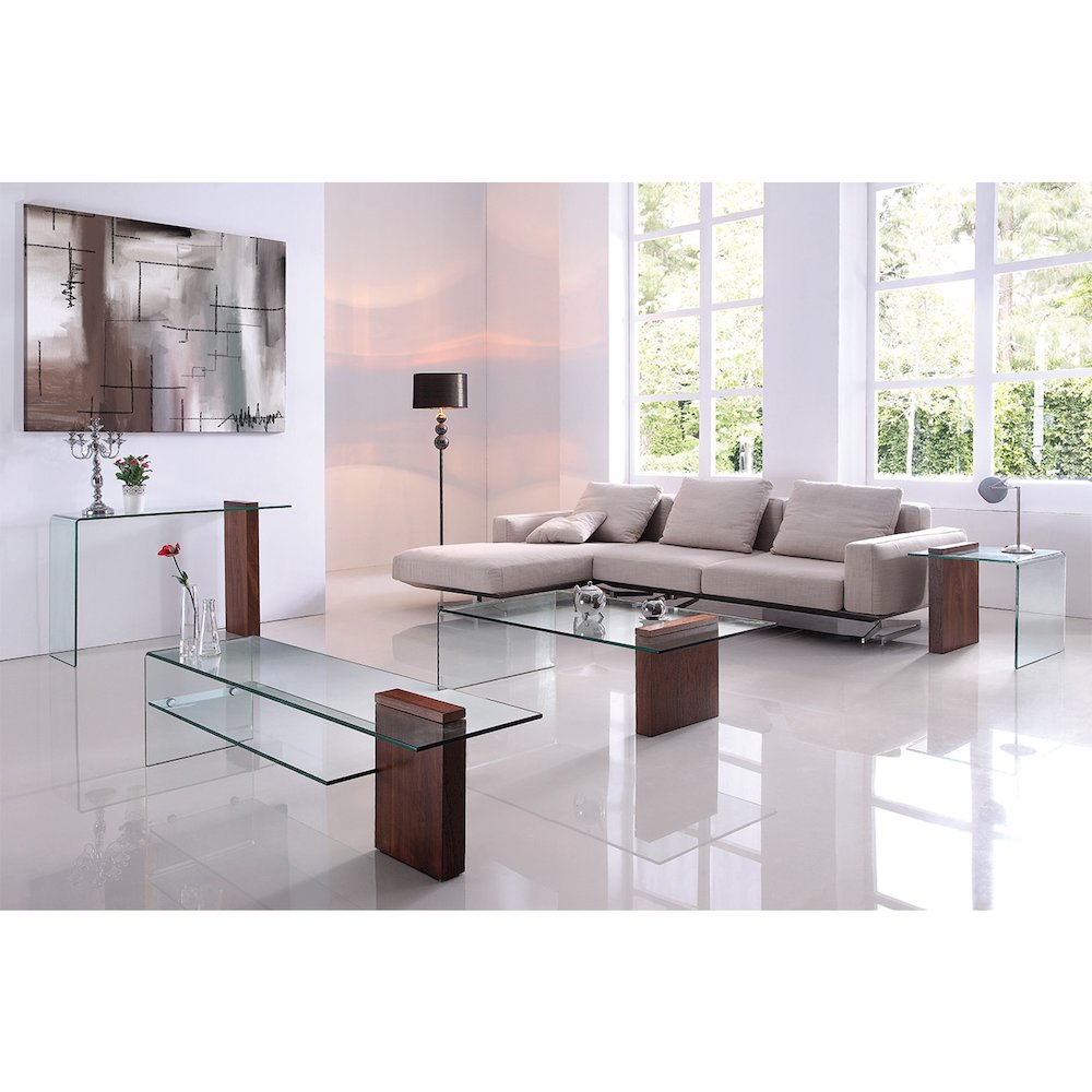 Buono Coffee Table In Walnut Veneer