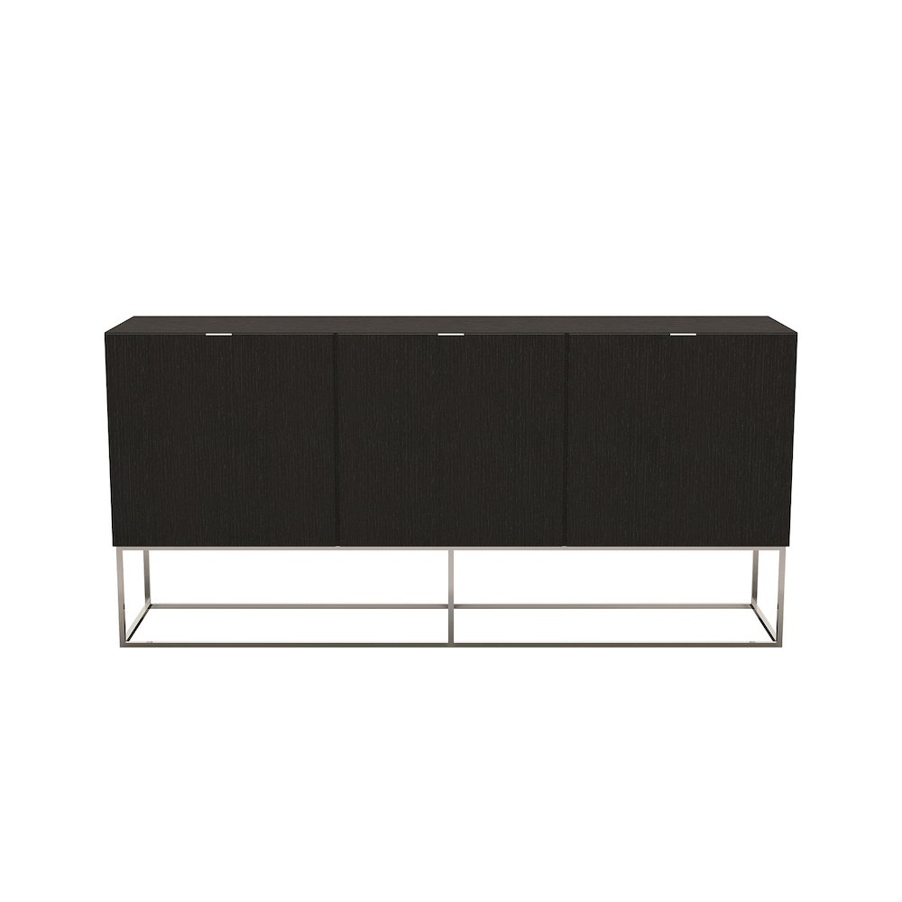 Vizzione Buffet In Gray Oak Veneer With Storage
