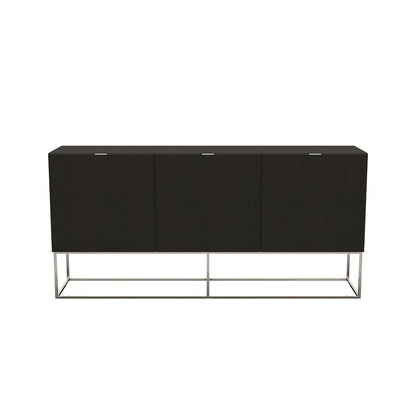 Vizzione Buffet In Gray Oak Veneer With Storage