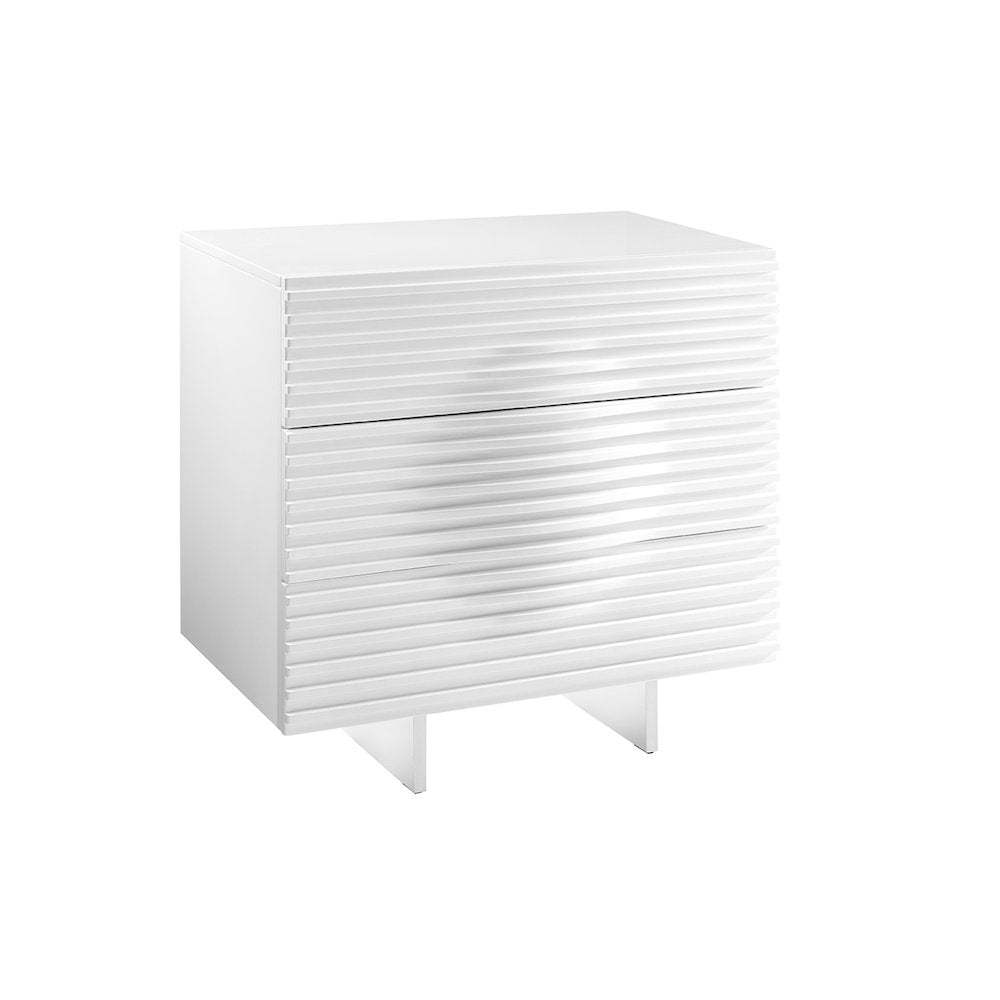 Moon Dresser In White High Gloss
