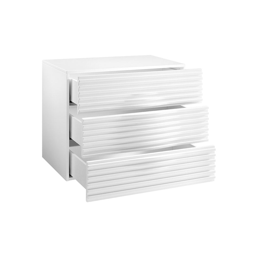 Moon Dresser In White High Gloss