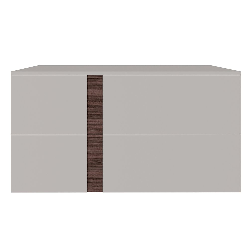 Renzo Right Nightstand In Taupe Matte