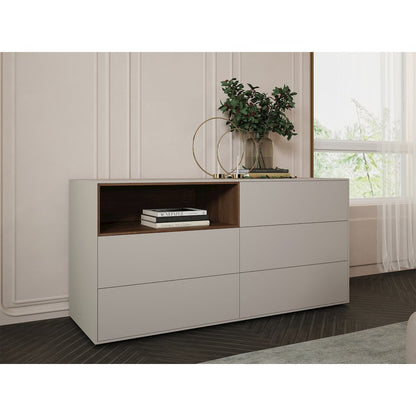 Santino Dresser In Taupe Matte