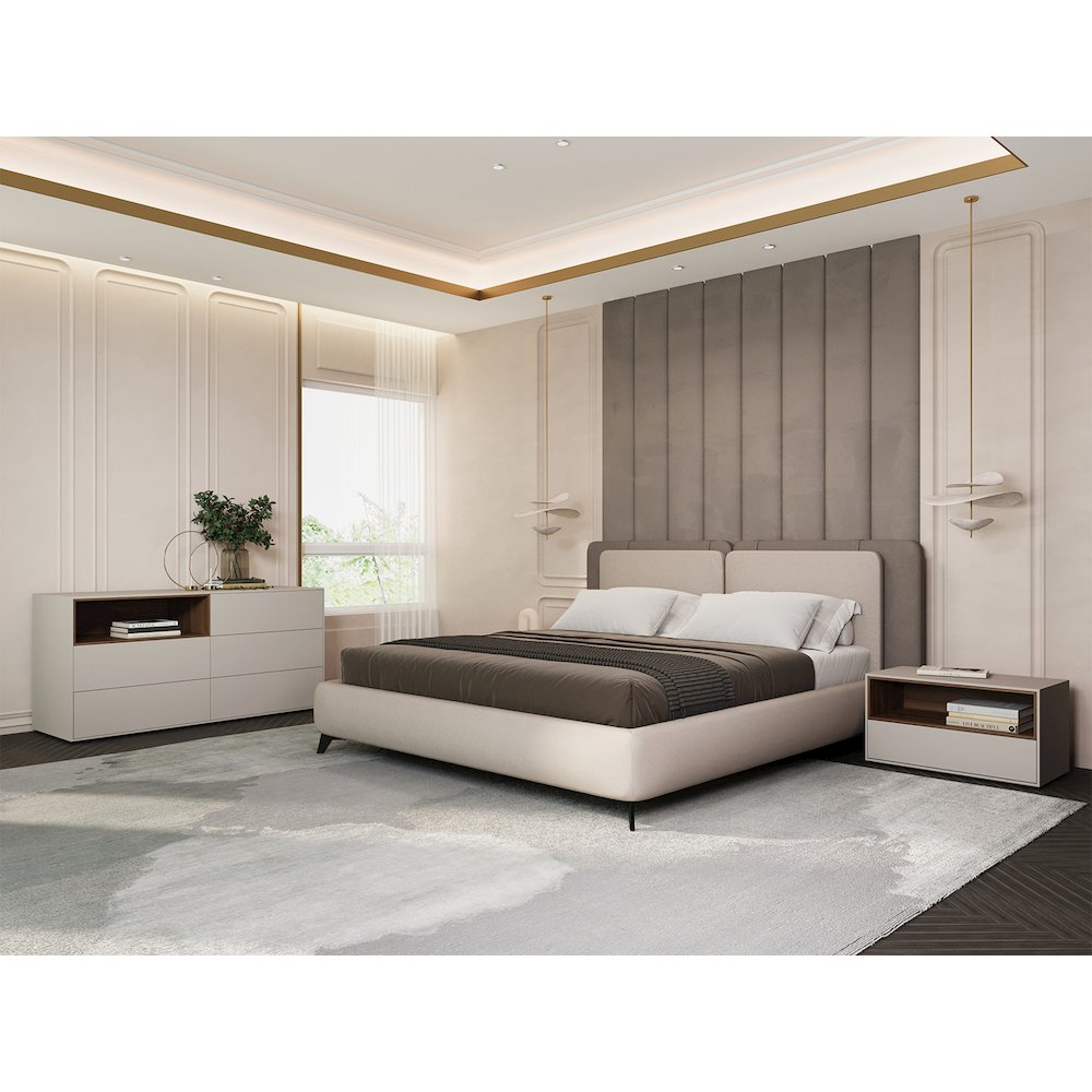 Santino Dresser In Taupe Matte