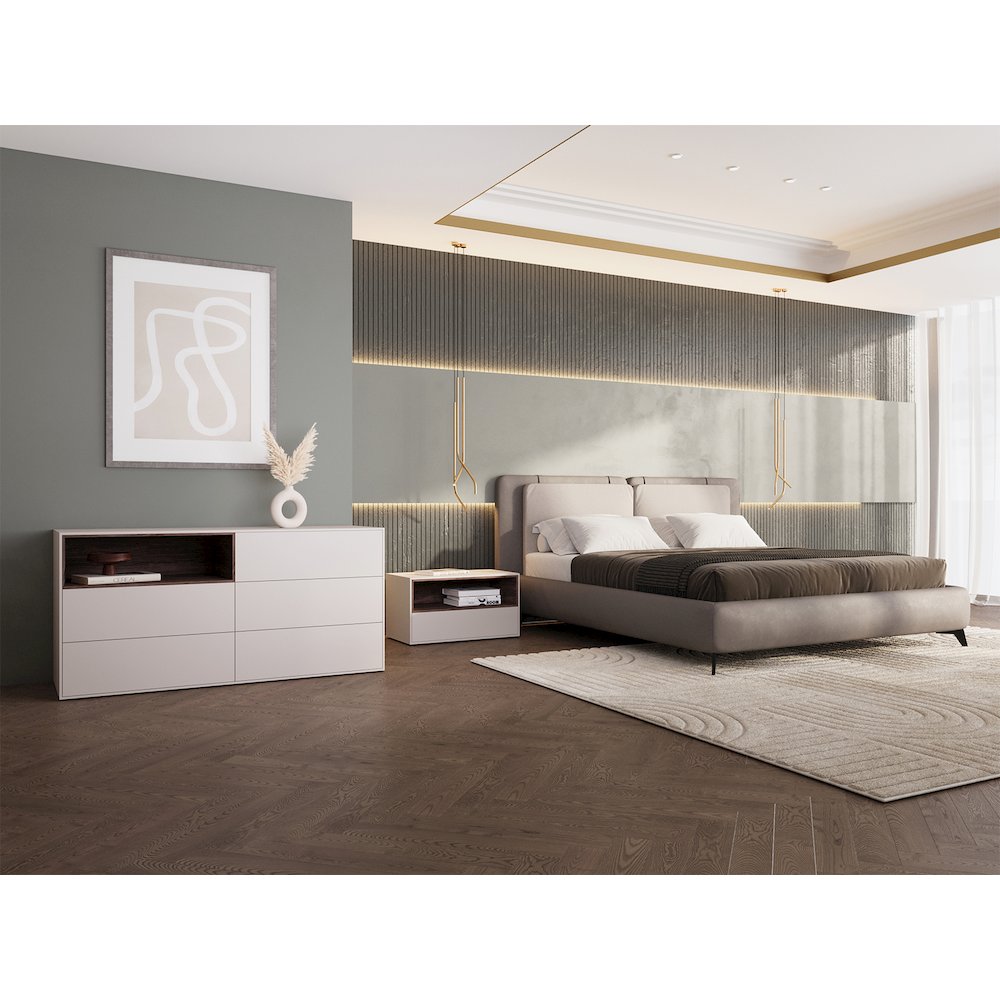 Santino Dresser In Taupe Matte