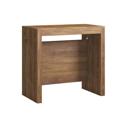Erika Extendable Console Table In Walnut Veneer
