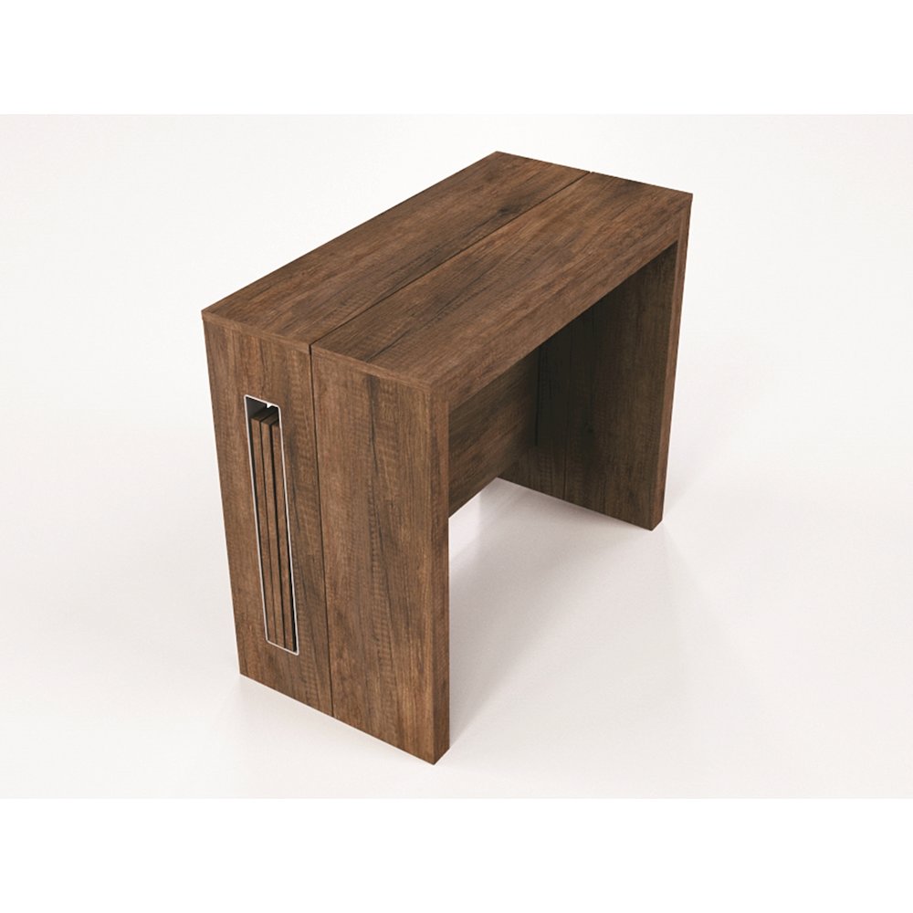 Erika Extendable Console Table In Walnut Veneer
