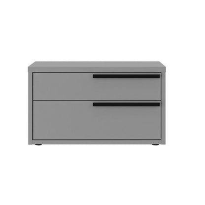 Carter Right Nightstand In Gray Matte