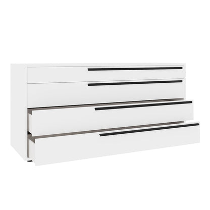 Carter Dresser In White High Gloss