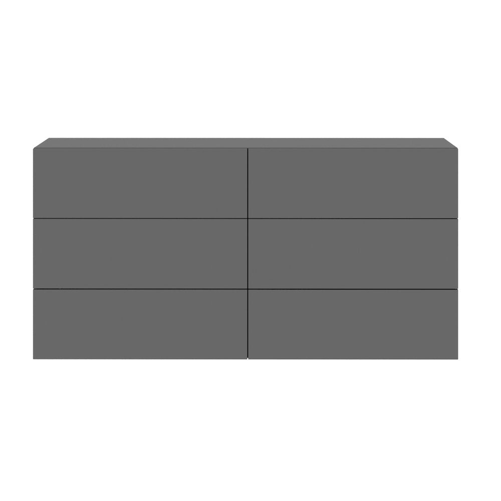 Ayla Dresser In Gray Matte