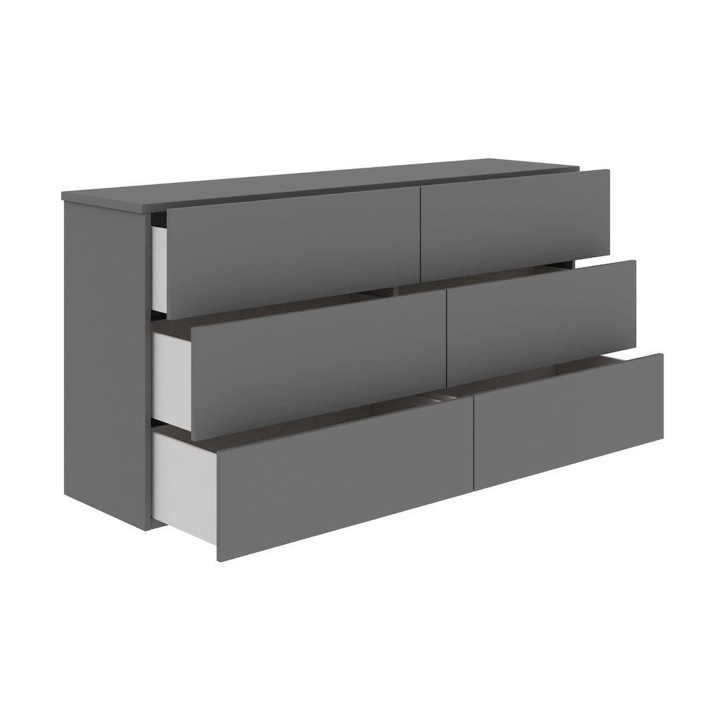 Ayla Dresser In Gray Matte
