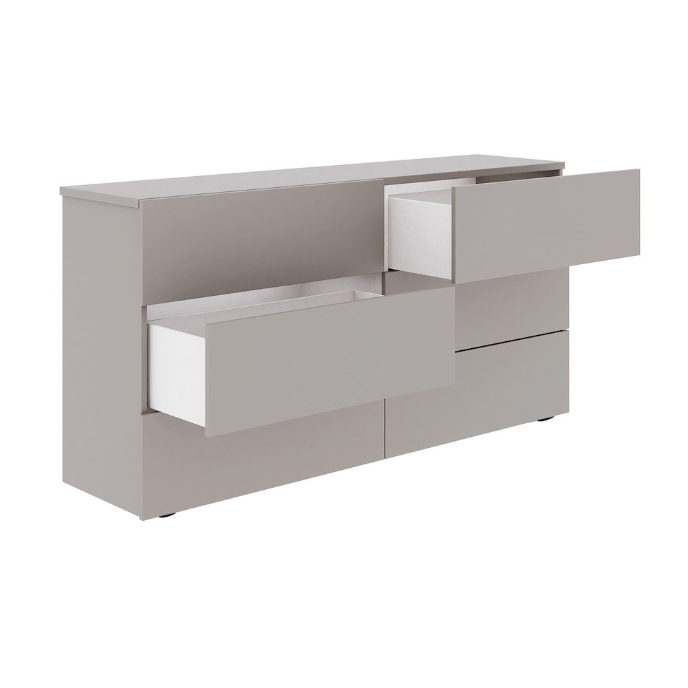 Ayla Dresser In Taupe Matte