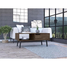 Oslo Coffee Table Dark Walnut MDF