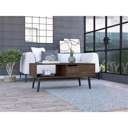 Oslo Coffee Table Dark Walnut MDF