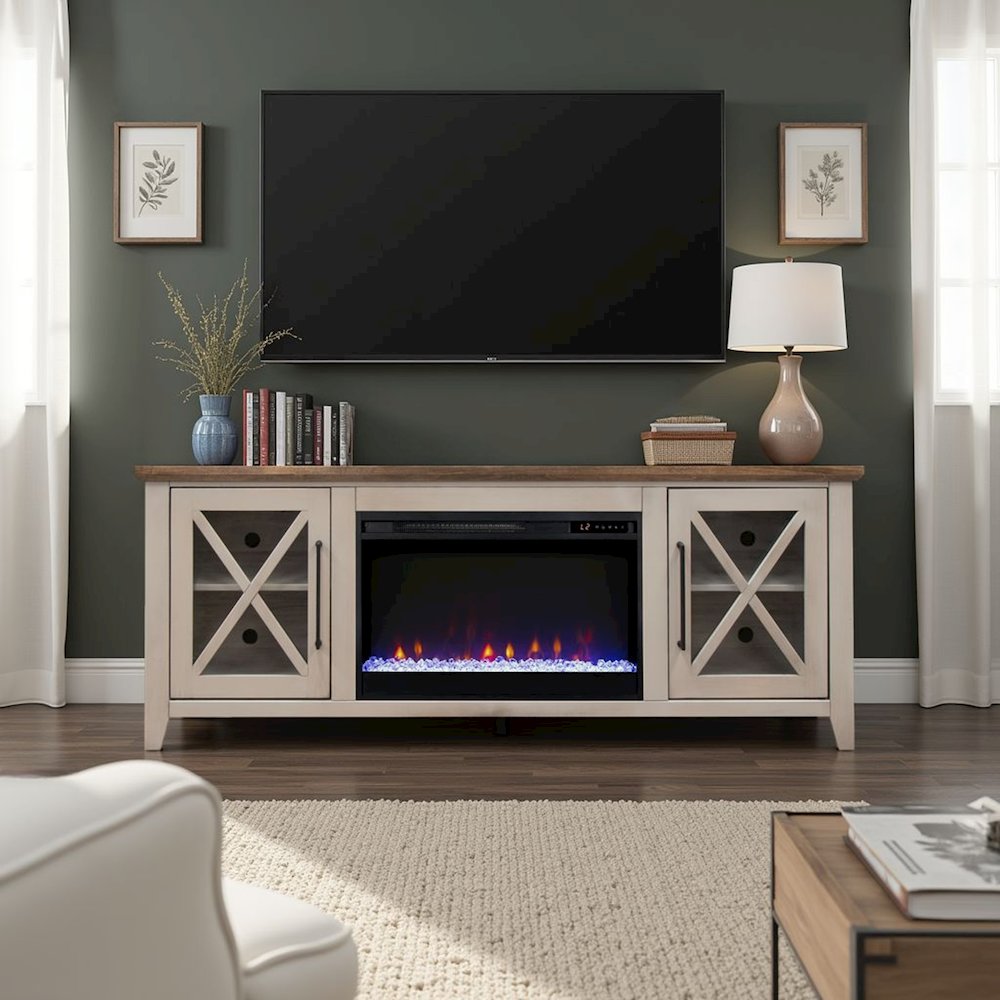 Ithaca 66" Fireplace TV Stand for TVs up to 80"