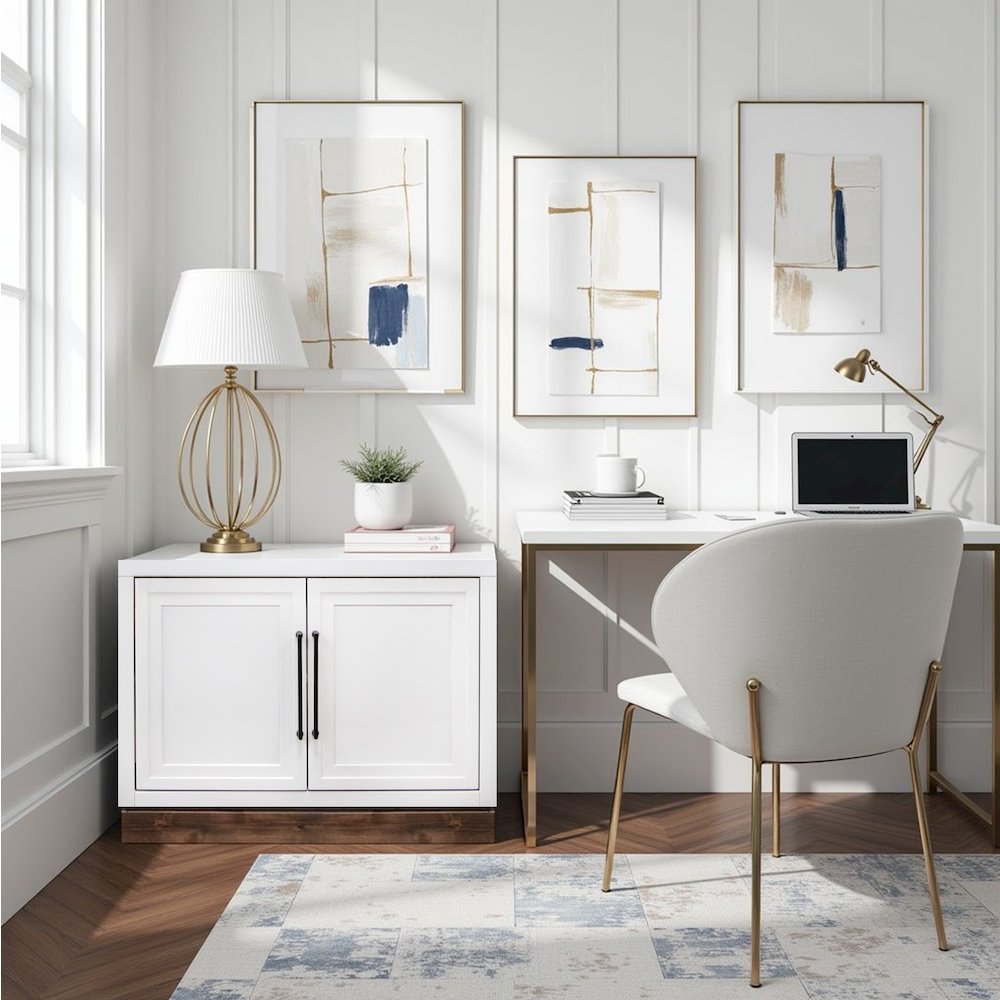 Nora 31" Modular 2-Door Storage Cabinet