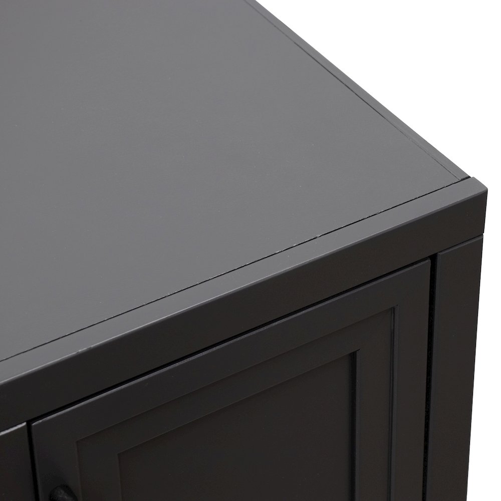 Nora 48" Coffee Table with Doors and Open Storage